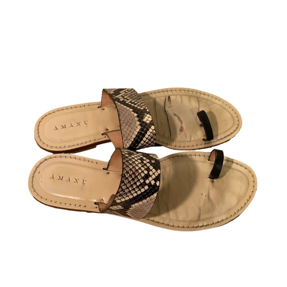 Cuyana x Amanu Studio Style 06 in Python Print women’s size 11 shoes leather - Picture 2 of 9